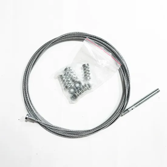5m Length Elevator Door Machine Wire Rope with D=3mm and Header Diameter = 8mm