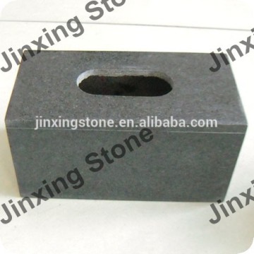 Black Granite Napkin Holder Stone Paper Tissue Box Toilet Paper Holder