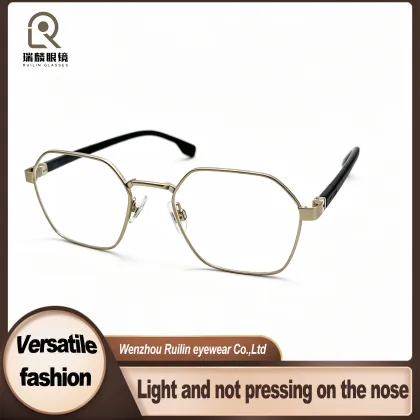 360 Degree Hinge Slingshot Metal Frame Optical Glasses