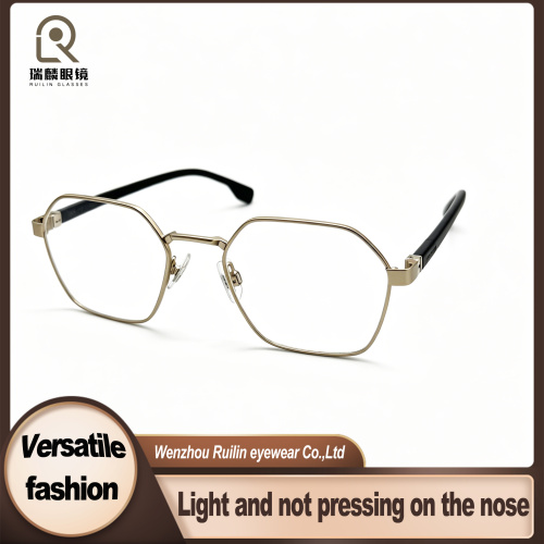 360 Derece Menteşe Sapan Metal Çerçeve Optik Gözlük