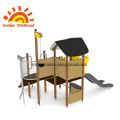 Fasilitas Slide Kuning HPL Outdoor Playground