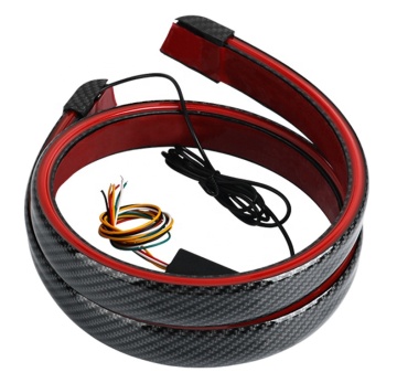 High Brightness LED Carbon Fiber Tail Light - Universal Streamer Steering Brake Light