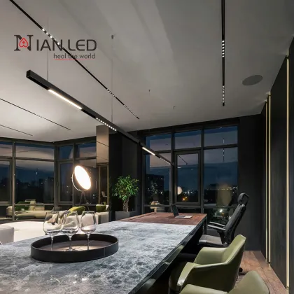 48V Magnetic Track Light System: LED Adjustable COB Track Lighting