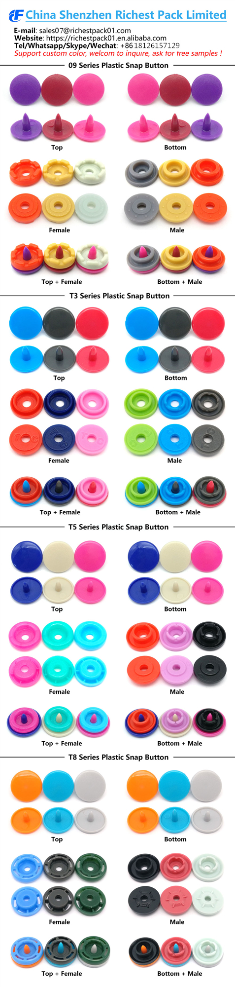 snap button series