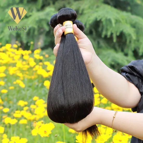 Silky Straight Mink Brazilian Hair 12A Grade 100% Human Hair Tangle Free Remy Human Hair Weft Sale