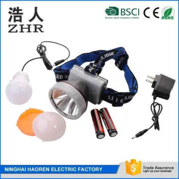 Wholesale cheap factory supply 18650 battery headlamp rechargeable