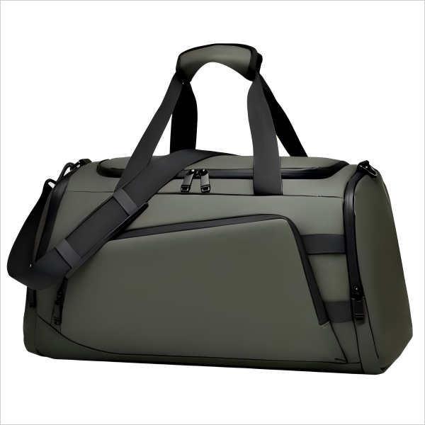 Waterproof dry-wet separation fitness handbag