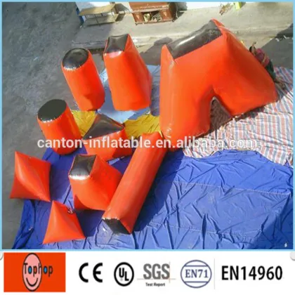 Hot Sale New Design Paintballs Type Inflatable Paintball Bunkers for Outdoor Shooting for Adults Play