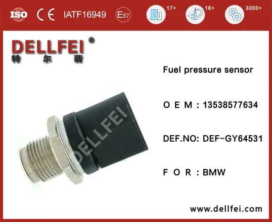 New Common Rail High Pressure Sensor 13538577634 for BMW