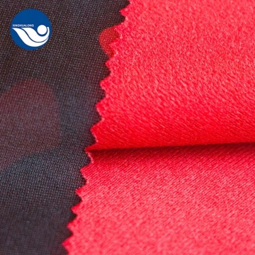 Polyester Camouflage Printed Brush Tricot Textile Fabric