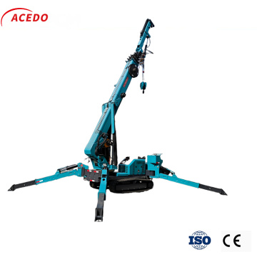 Белый 8-тонный паук-кран для промышленного использования