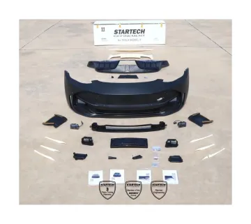 Startech Car Body Kit for Tesla Model Y (2019) - Front Bumper, Grille, Rear Diffuser, Rear Wing