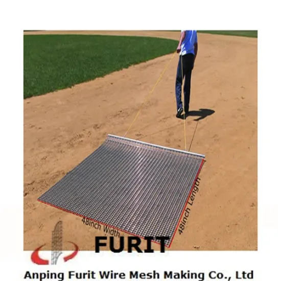 Stainless Steel Flexible Drag Mat for Sports Fields & Amenity Lawns