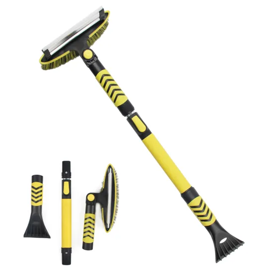 51 Inch Extendable Car Snow Brush with Squeegee: Efficient Cleaning for Cars, Trucks, and SUVs in Snowy Conditions