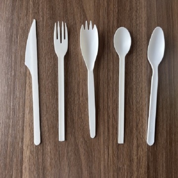Nachhaltiger Einwegbiplastik -Löffel CPLA -Besteck