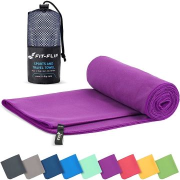 Custom Logo Gym Towel Quick-drying lightweight microfiber sports towel Supplier