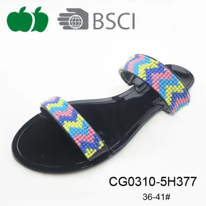 Trendy Fashion Cheap Women Pvc Slippers