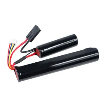 LiFe Batteries with 9.9V 1,100mAh 15C Discharging Current, Used for Crane Stock Air-soft Gun