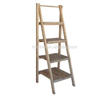Ladder Bookshelf Recycled Wood New Design 2015
