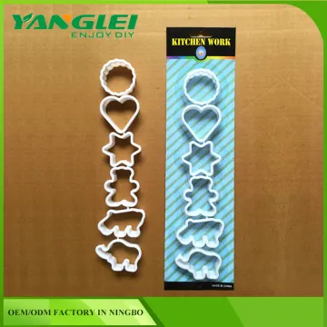 Plastic 3D kichen work cookie mold