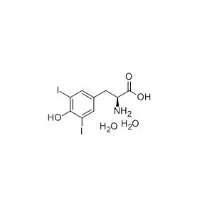 Dihidrato de 3,5 - diyodo - L - tirosina, CAS 300 - 39 - 0