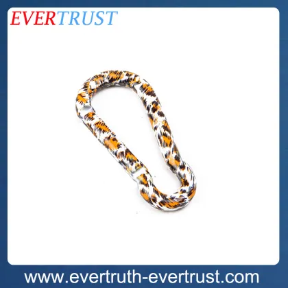 promotional custom small hiking metal carabiner hook