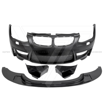 PP-Vorderstoßstange im 1M-Stil mit Kohlefaser-Frontlippe für 2006-2010 BMW 3er E92
