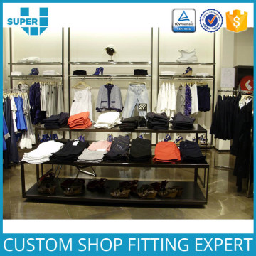 Commercial Creative Unique Retail Cloth Shop Counter Table Design