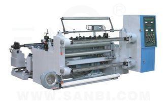 2.7Kw Auto Slitting Rewinding Machine , film cutting machin