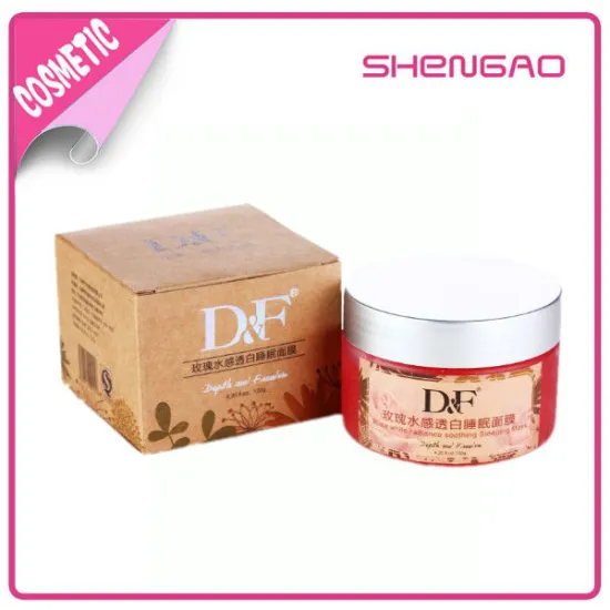 skin care & rose moisturizing soothing sleeping mask