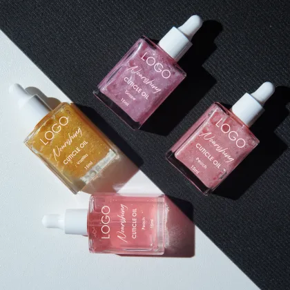 2024 New Arrival Private Label Glitter Nail Cuticle Oil Bottle Custom Huile Oil