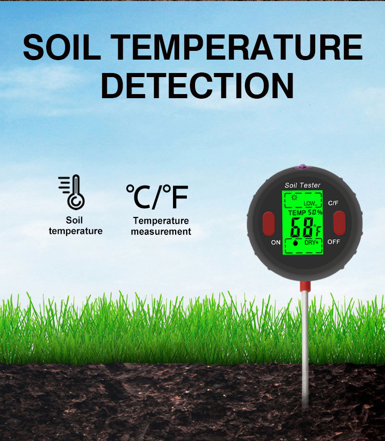 Ph Meter Digital Soil Tester Multi-functional Analyzer
