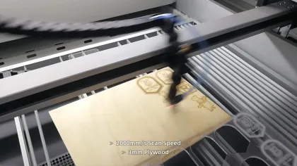 Acrylic Leather Plywood MDF Marble Paper wood laser cutter