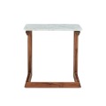 Naturale Marble Black Walnut Coffetable