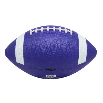 Blue green rubber american football custom logo