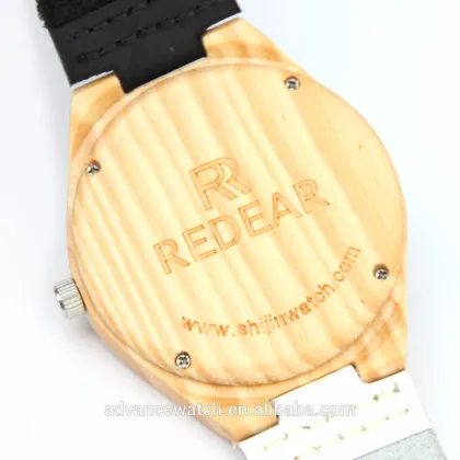 2017 wholesale slim stone watch | leather stone watch wood | japan quartz watch with genuine leather