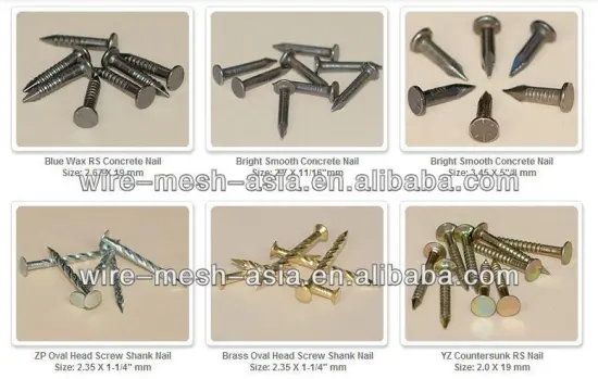 Galvanized Concrete Nail/G.I./Special/Black/concrete nail