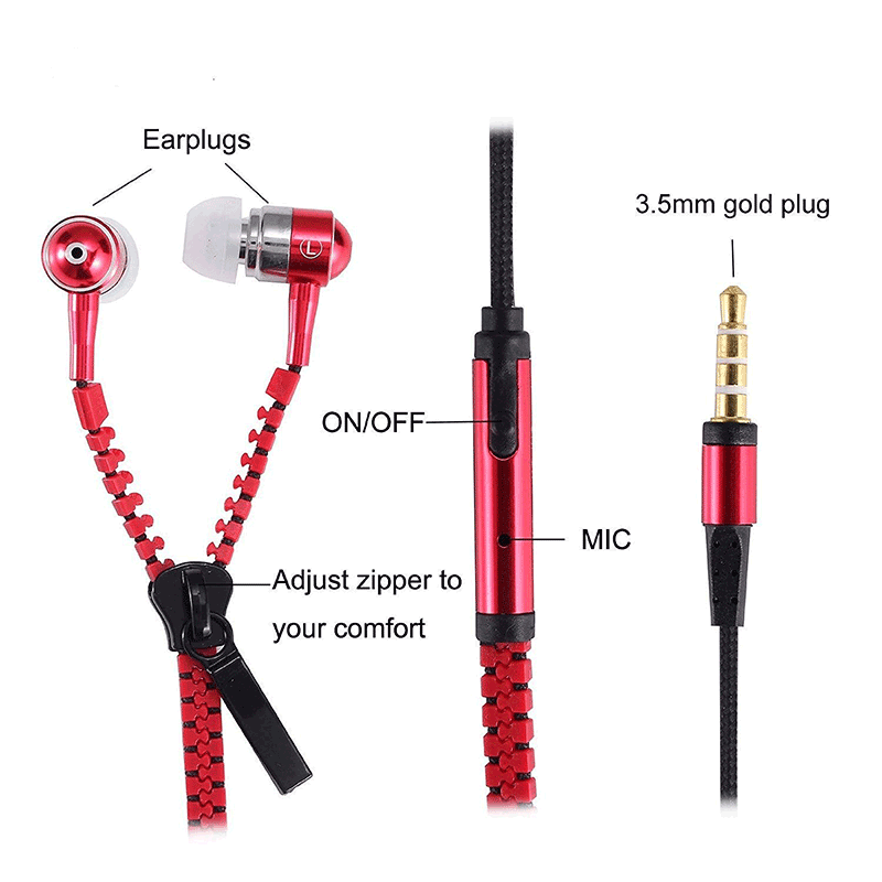 Zipper Earphones