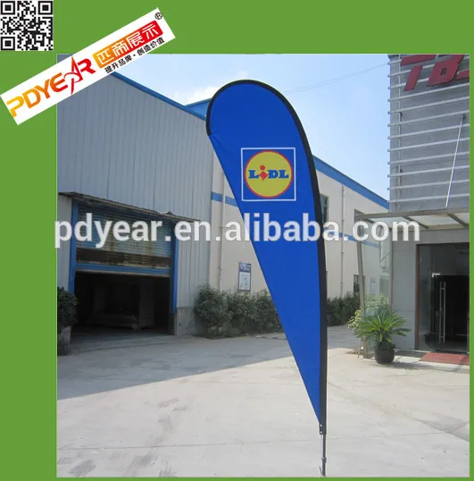 2016 custom polyester decorative flying flag banner fabric