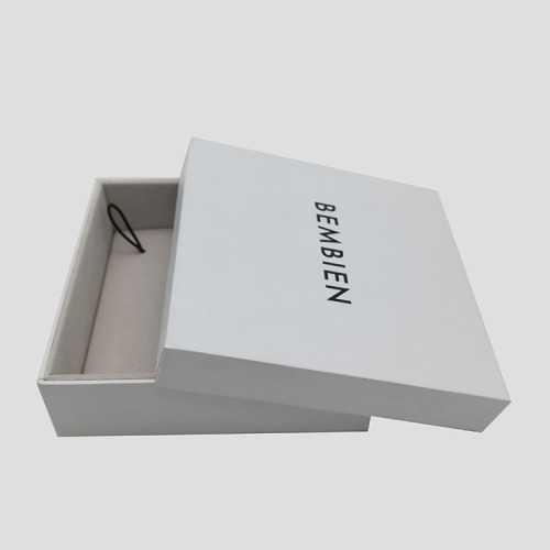 Top And Bottom White Gift Packing Cardboard Boxes