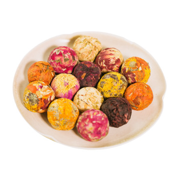Beautiful Gift: Mixed Compressed Tea & Blooming Flower Tea Balls Assorted Flavors