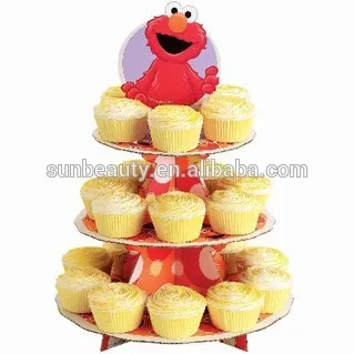 Supply paper cake stand jungle birthday decorations