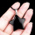 Black Obsidian 30mm Star Pendant Pendant Keychain