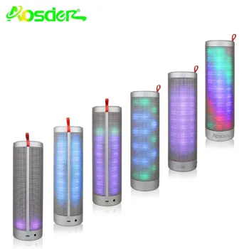 2016 new model colorful lighting portable bluetooth speaker with led light