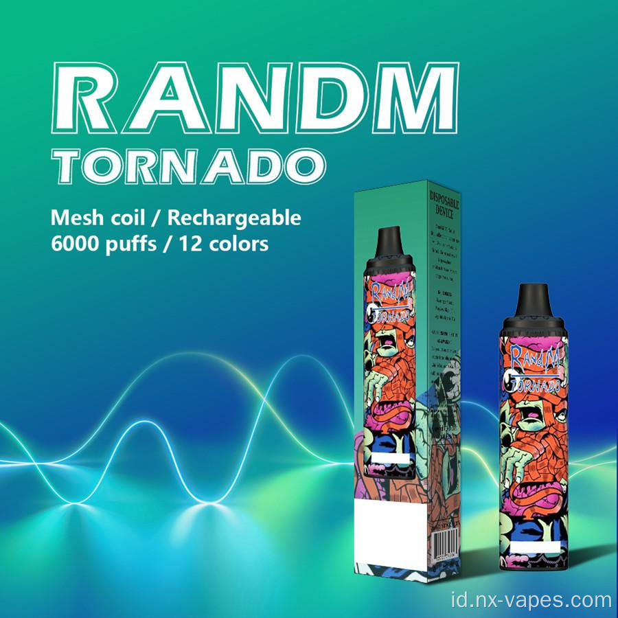 R dan m tornado 6000 kit sekali pakai
