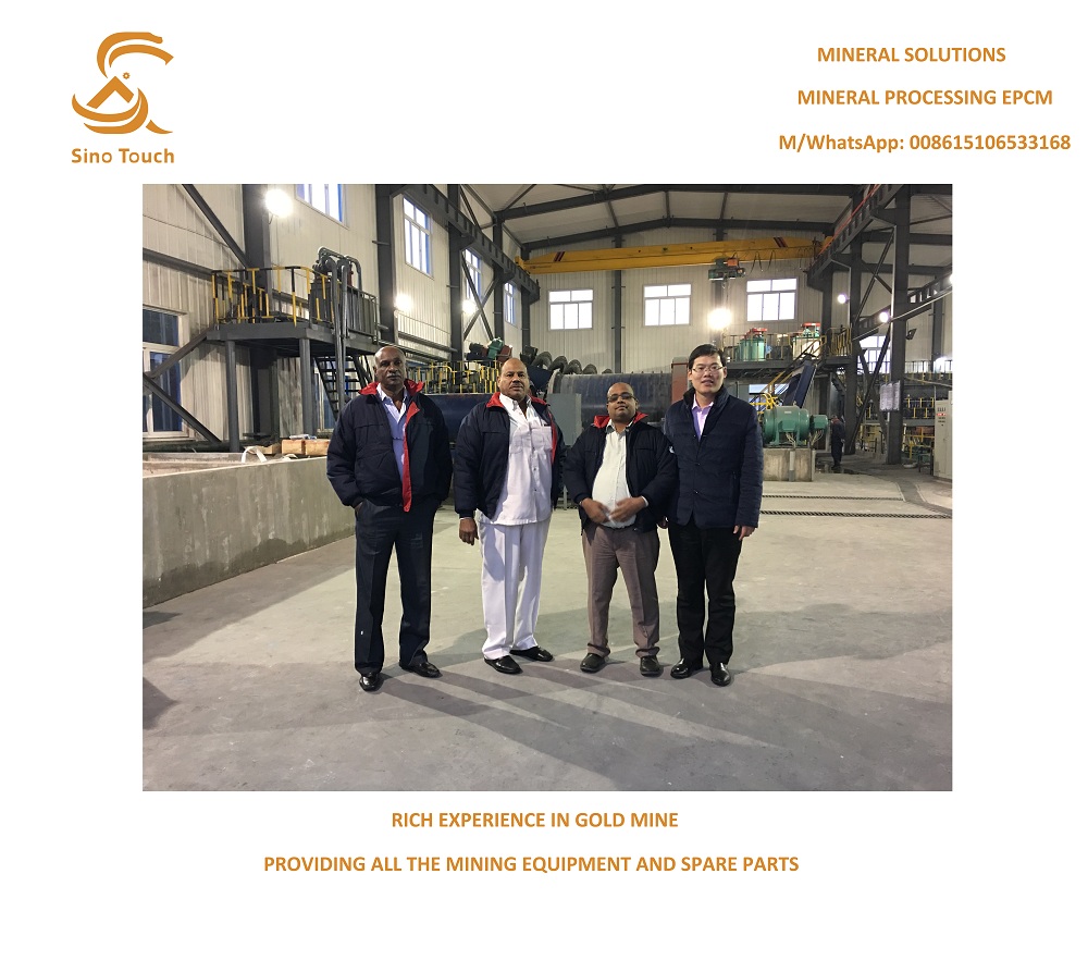 Sudan Customer Visiting Gold Mine