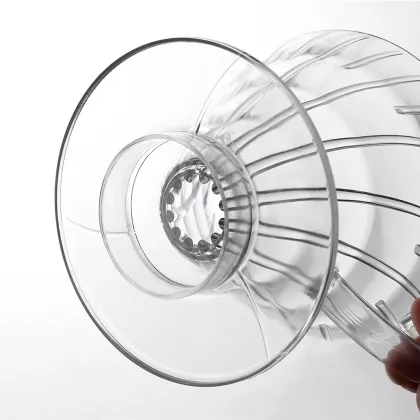 Plastic Pour Over Coffee Dripper with Removable Dripper and Stand