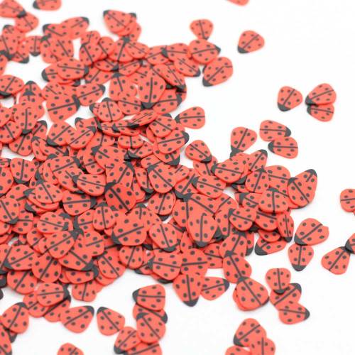 Νεότερη Προσομοίωση Coccinella Septempunctata Polymer Caly Slice Sprinkles For Nail Art Decoration και Artificial Diy Accessories