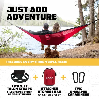Portable Waterproof Outdoor Furniture: Customizable Camping Hammock by Nylon Outfitters