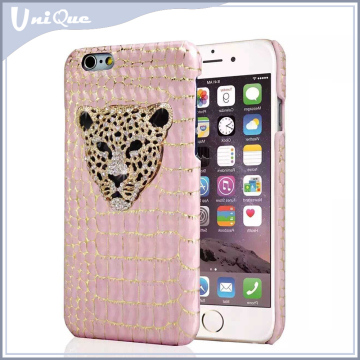 alibaba express china diamond leather back cover case with metal decoration for samsung j7 / j3 / j2 case